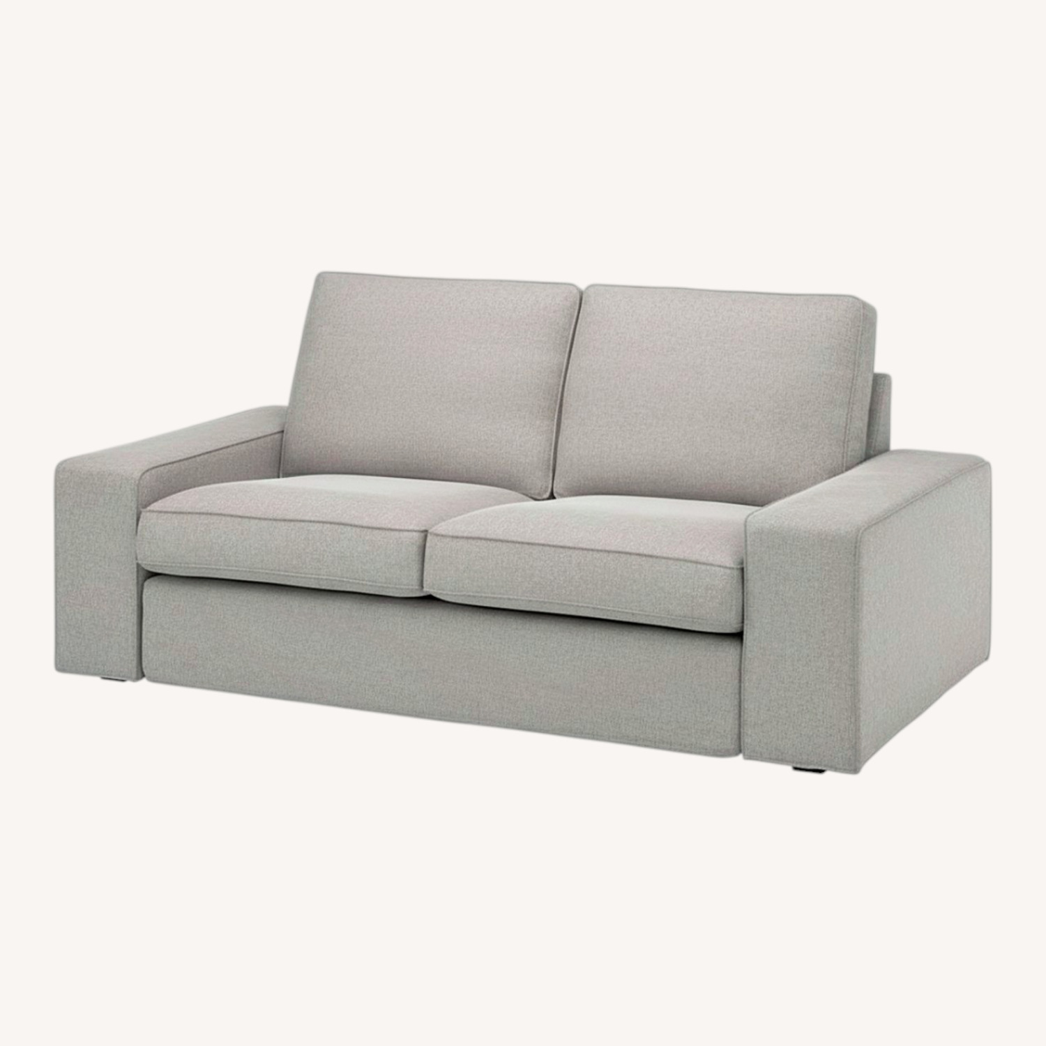 IKEA Kivik Light Gray Fabric Loveseat - image-7
