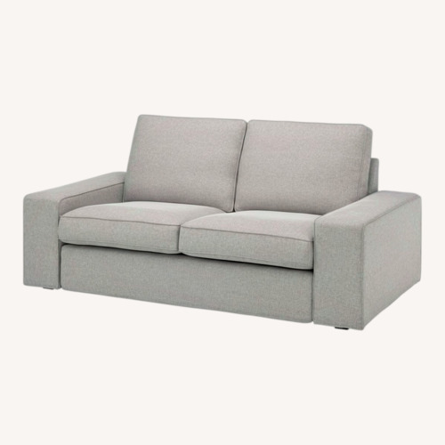 Used IKEA Kivik Light Gray Fabric Loveseat for sale on AptDeco