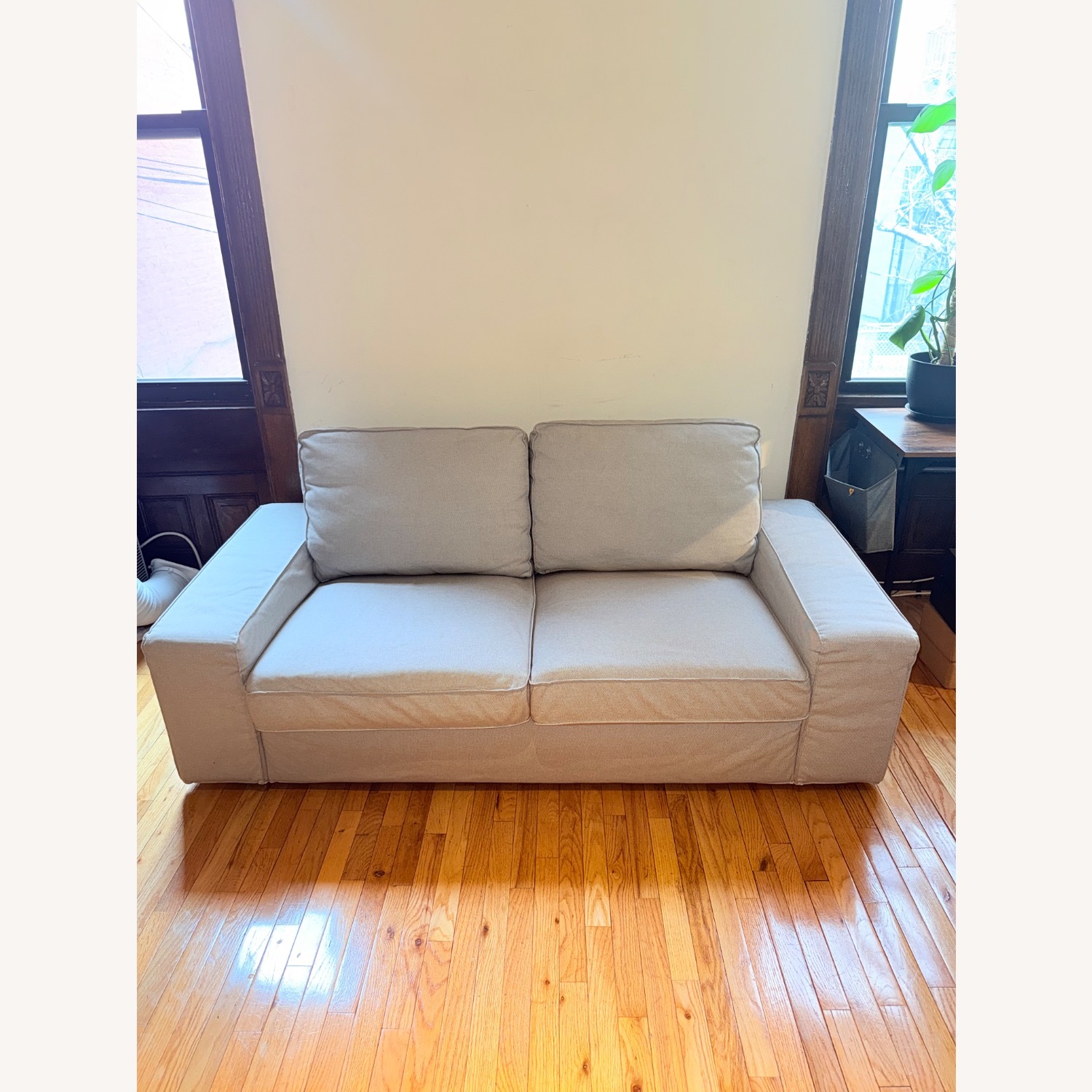 IKEA Kivik Light Gray Fabric Loveseat - image-2