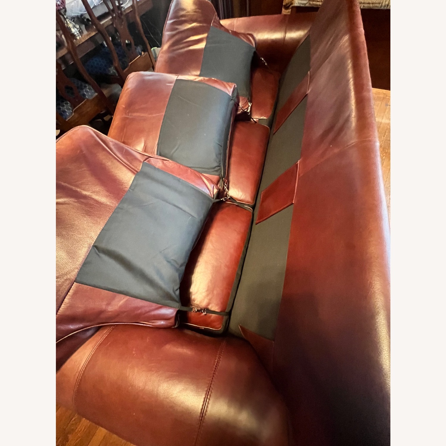 Genuine Leather Couch - image-5