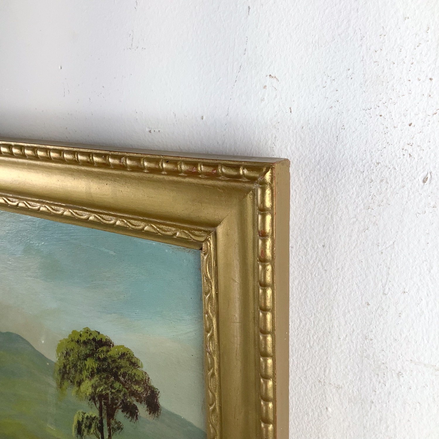 Antique Oil Painting Scottish Loch Landscape - image-10