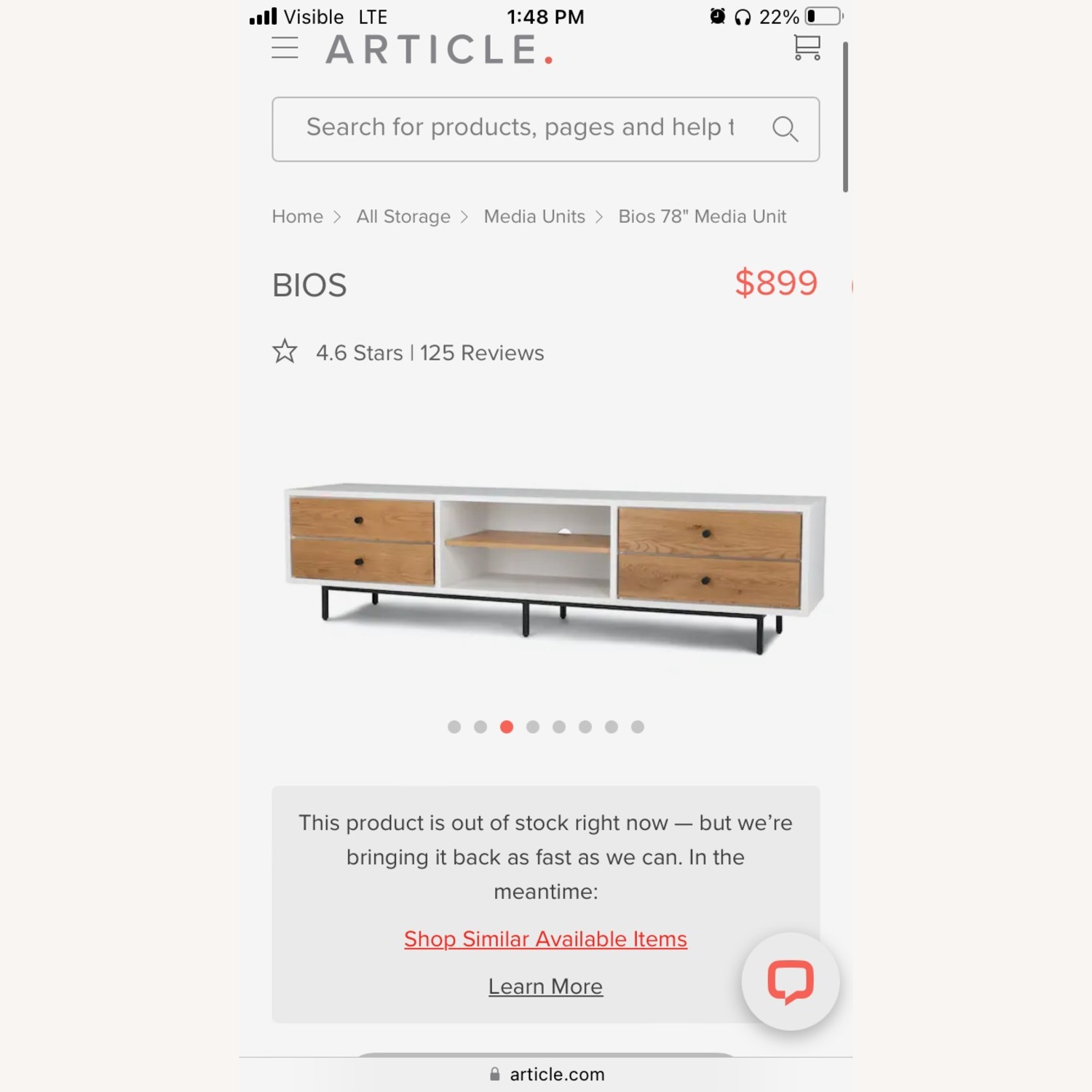 Article Bios 78" Media Unit - image-2