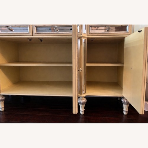 Used Horchow Dresden 4 Door Mirrored Console for sale on AptDeco