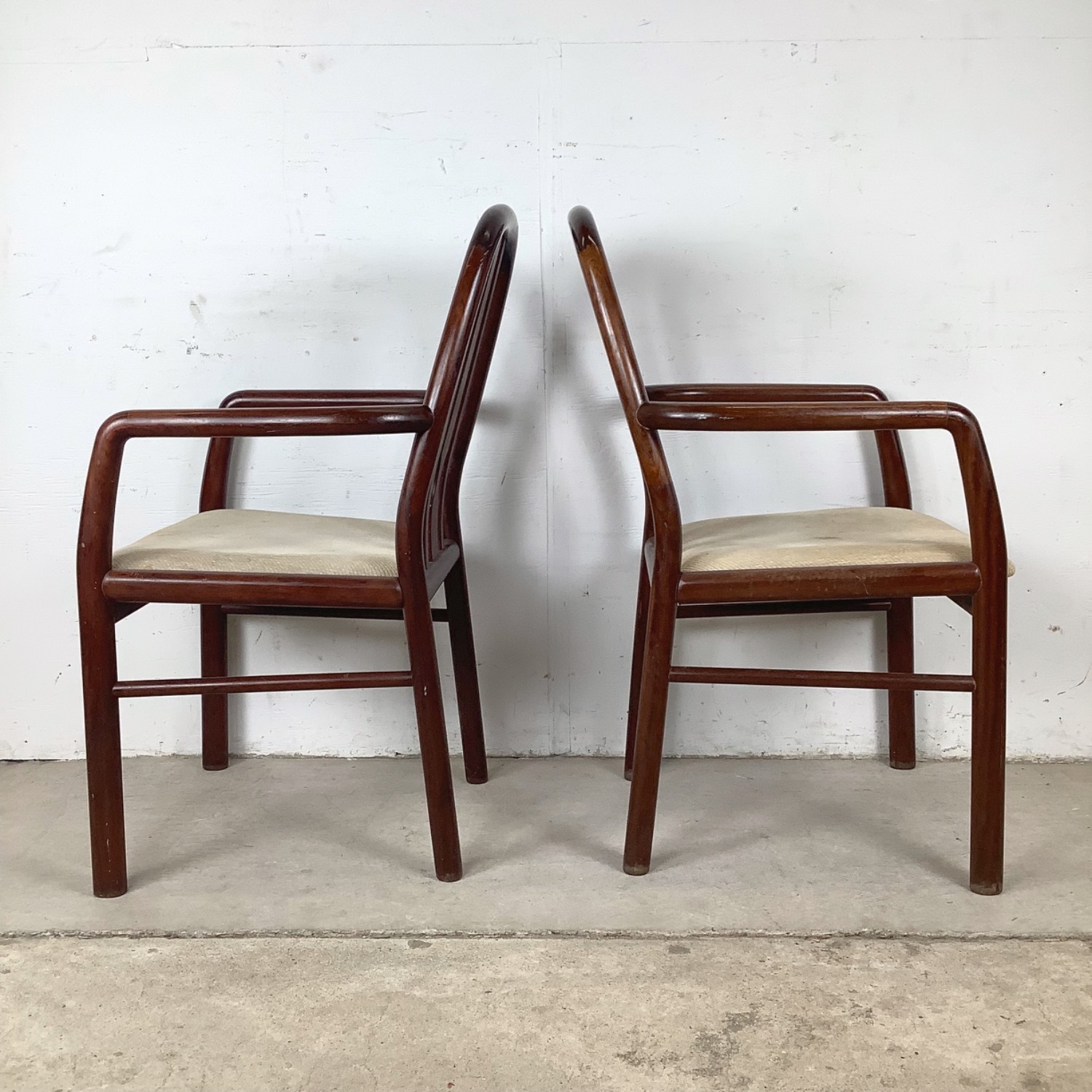 Pair of Authentic Danish Rosewood Armchairs - image-4