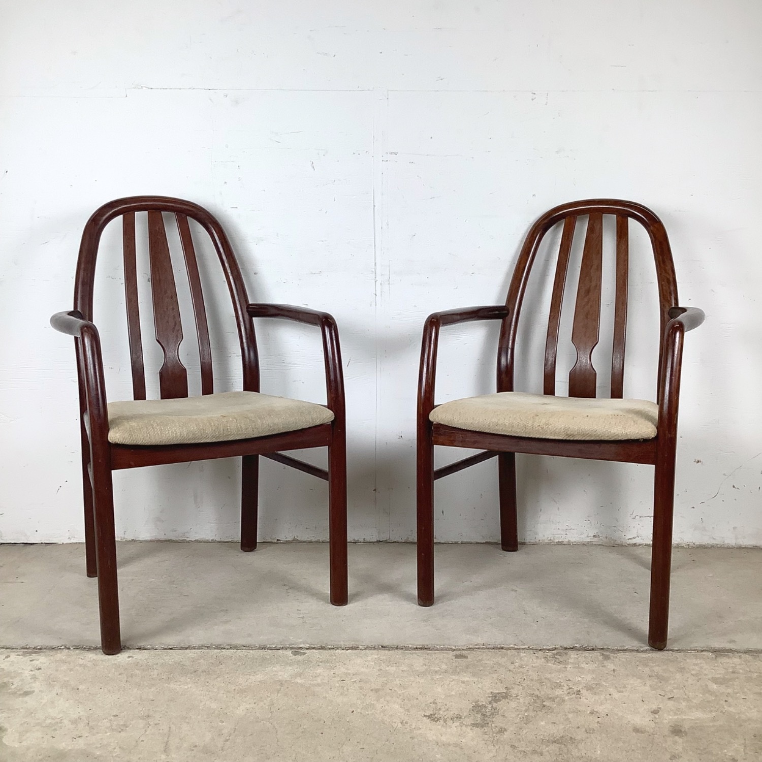 Pair of Authentic Danish Rosewood Armchairs - image-17
