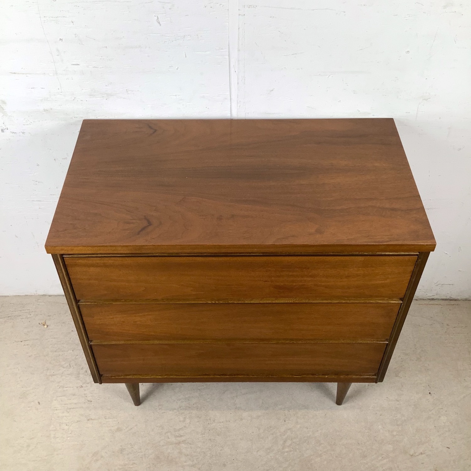 Bassett Mid-Century Modern 3-Drawer Walnut Chest - image-2