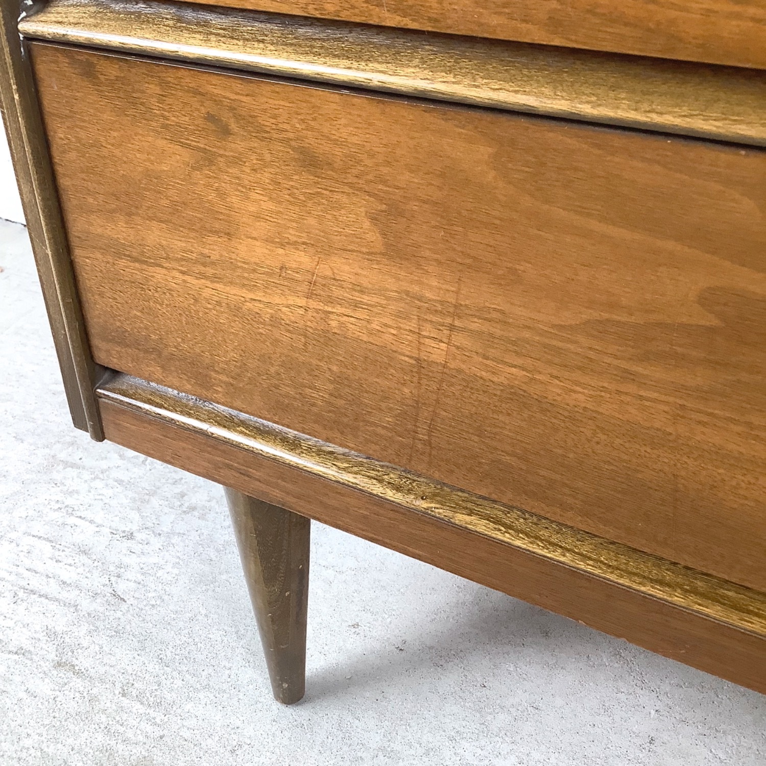 Bassett Mid-Century Modern 3-Drawer Walnut Chest - image-17
