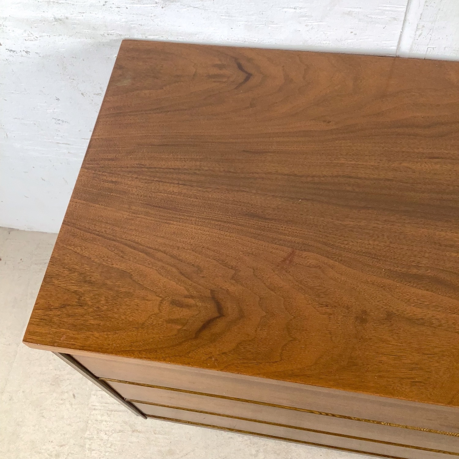 Bassett Mid-Century Modern 3-Drawer Walnut Chest - image-5