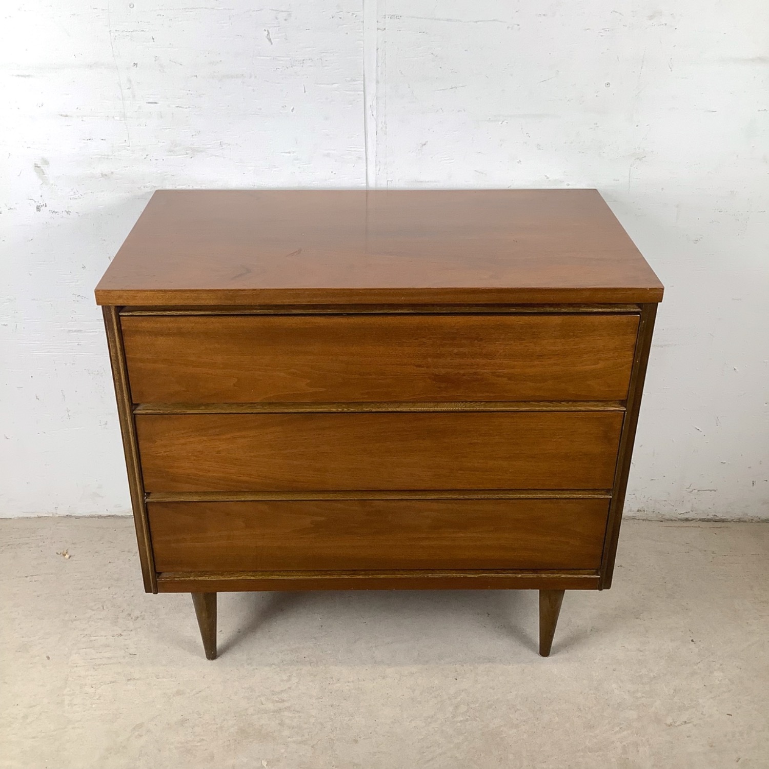 Bassett Mid-Century Modern 3-Drawer Walnut Chest - image-20