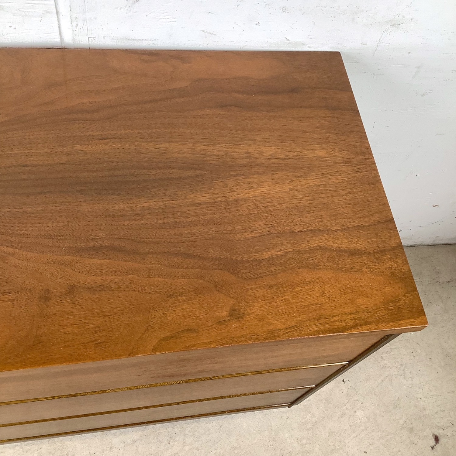 Bassett Mid-Century Modern 3-Drawer Walnut Chest - image-6