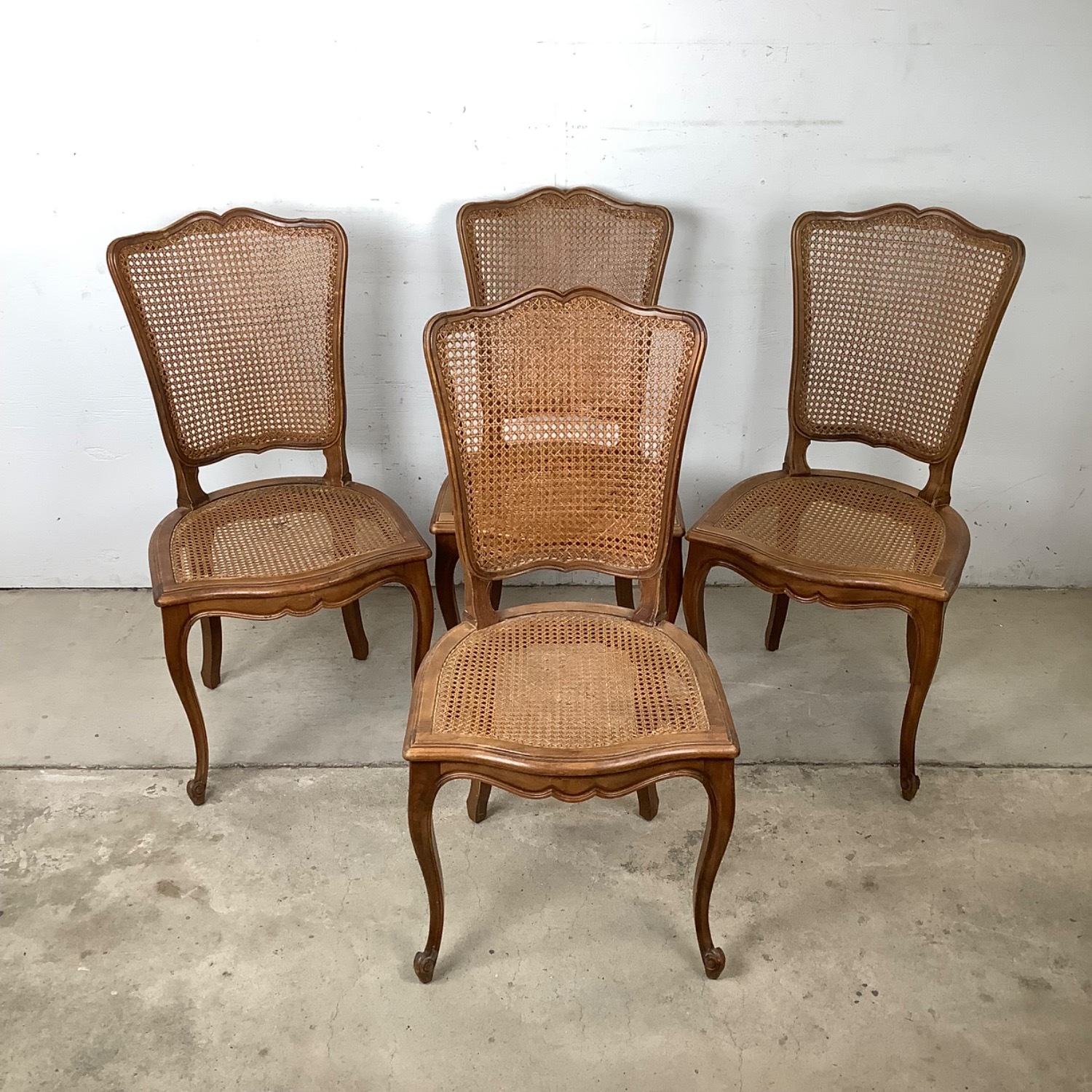 Vintage French Provincial Cane Dining Chair- 4 - image-1