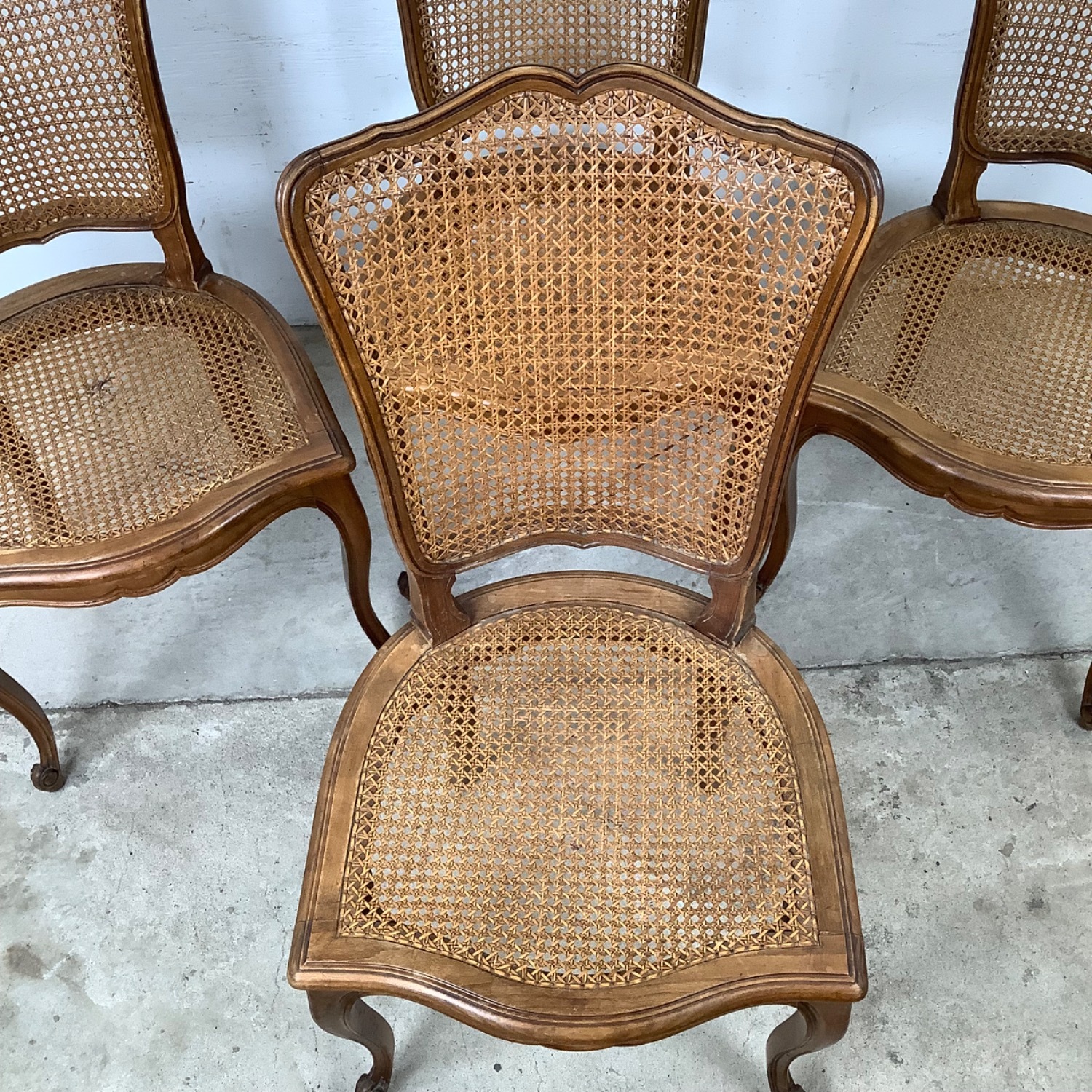 Vintage French Provincial Cane Dining Chair- 4 - image-3