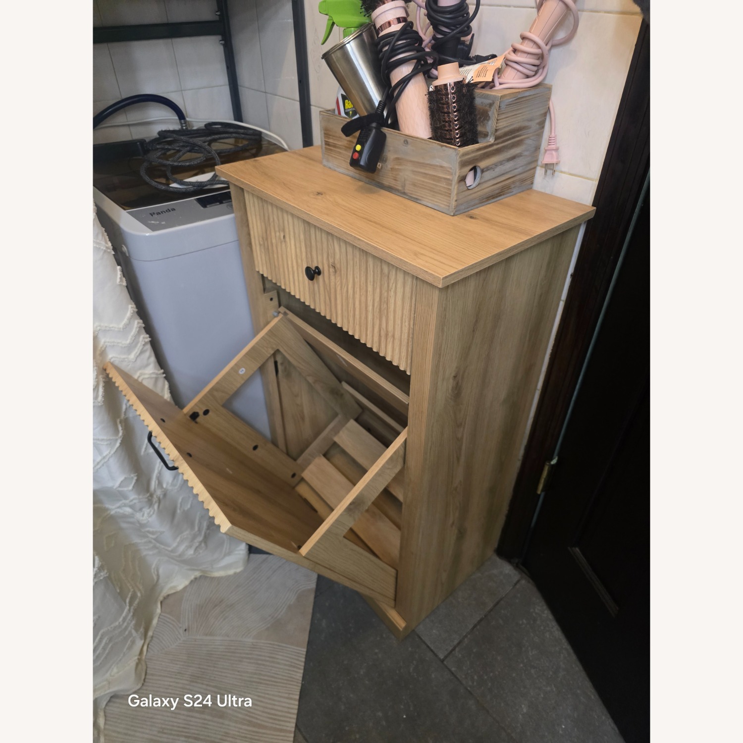 Amazon Light Brown Nightstand - image-5