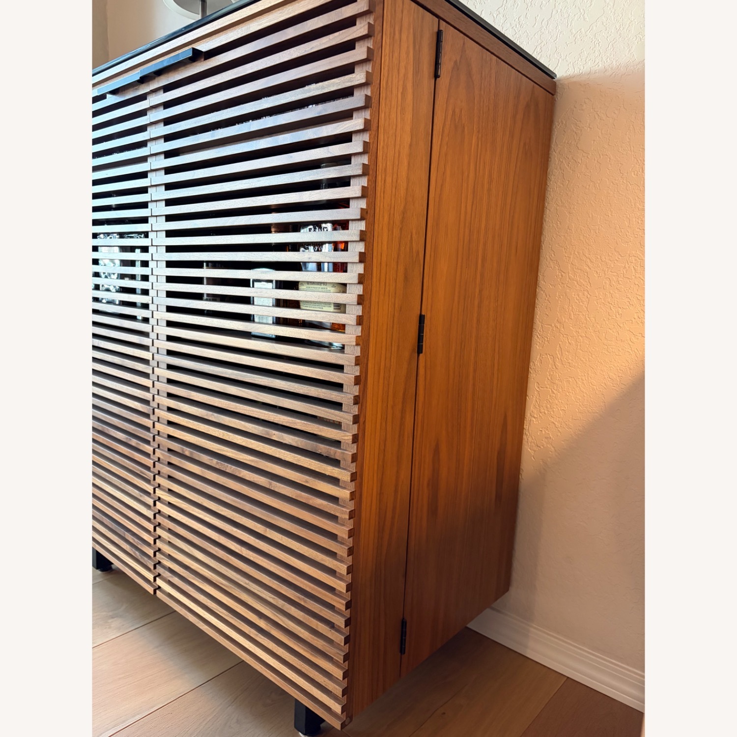 Corridor Dark Brown Wood Bar Cart - image-4