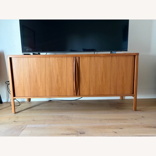 Used Arhaus Ode Light Brown Wood Sideboard for sale on AptDeco