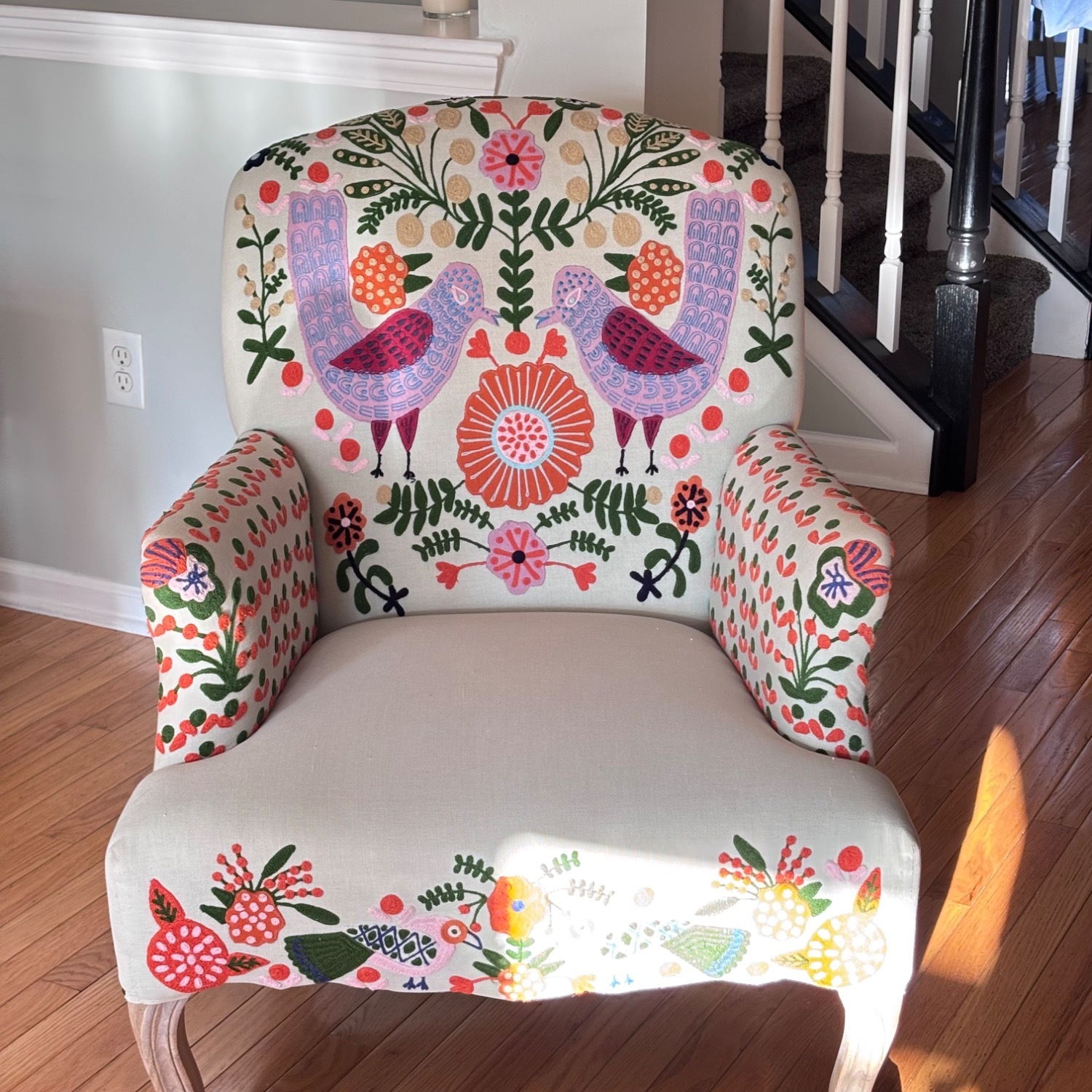 Anthropologie Jimena Fabric Accent Chairs - image-2