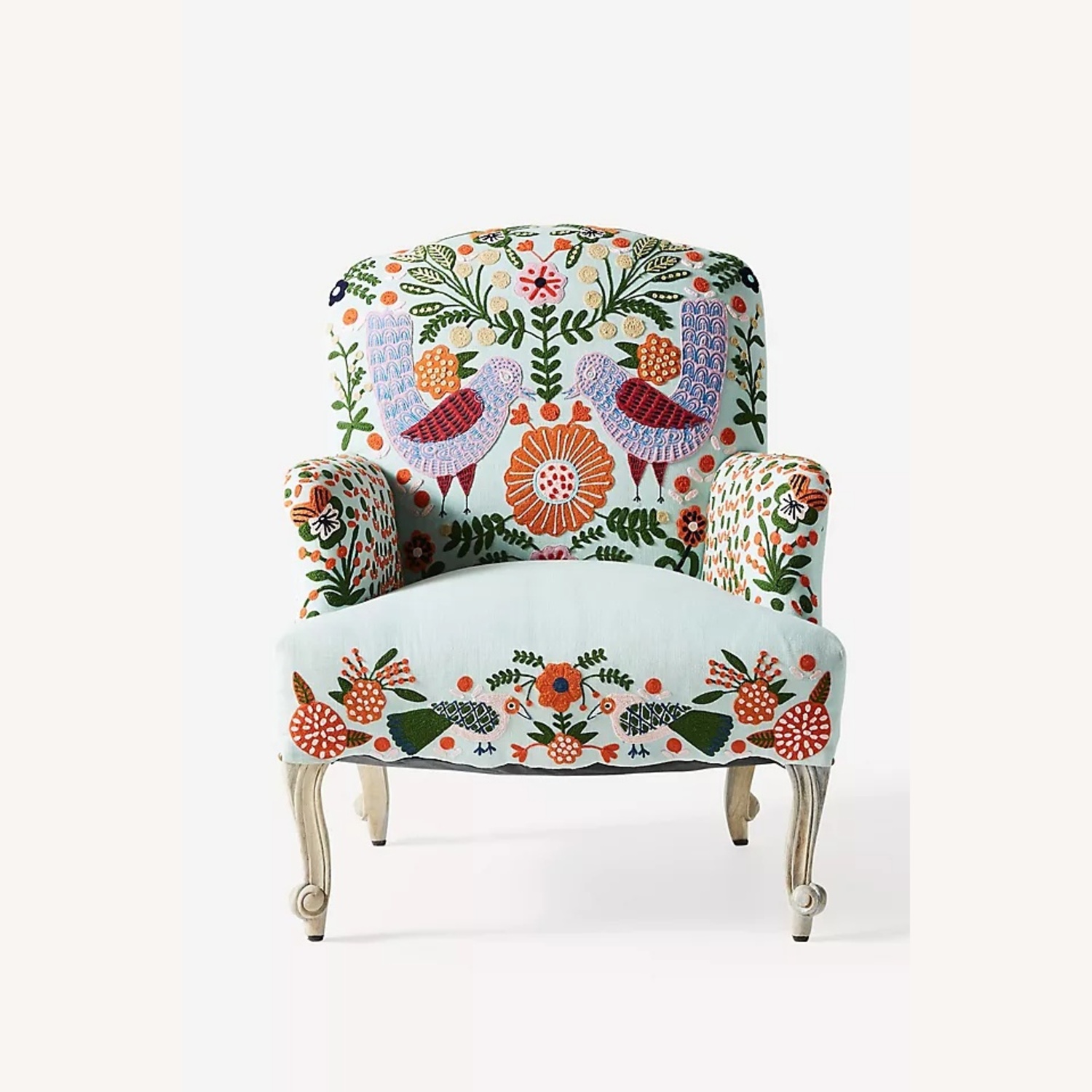 Anthropologie Jimena Fabric Accent Chairs - image-4
