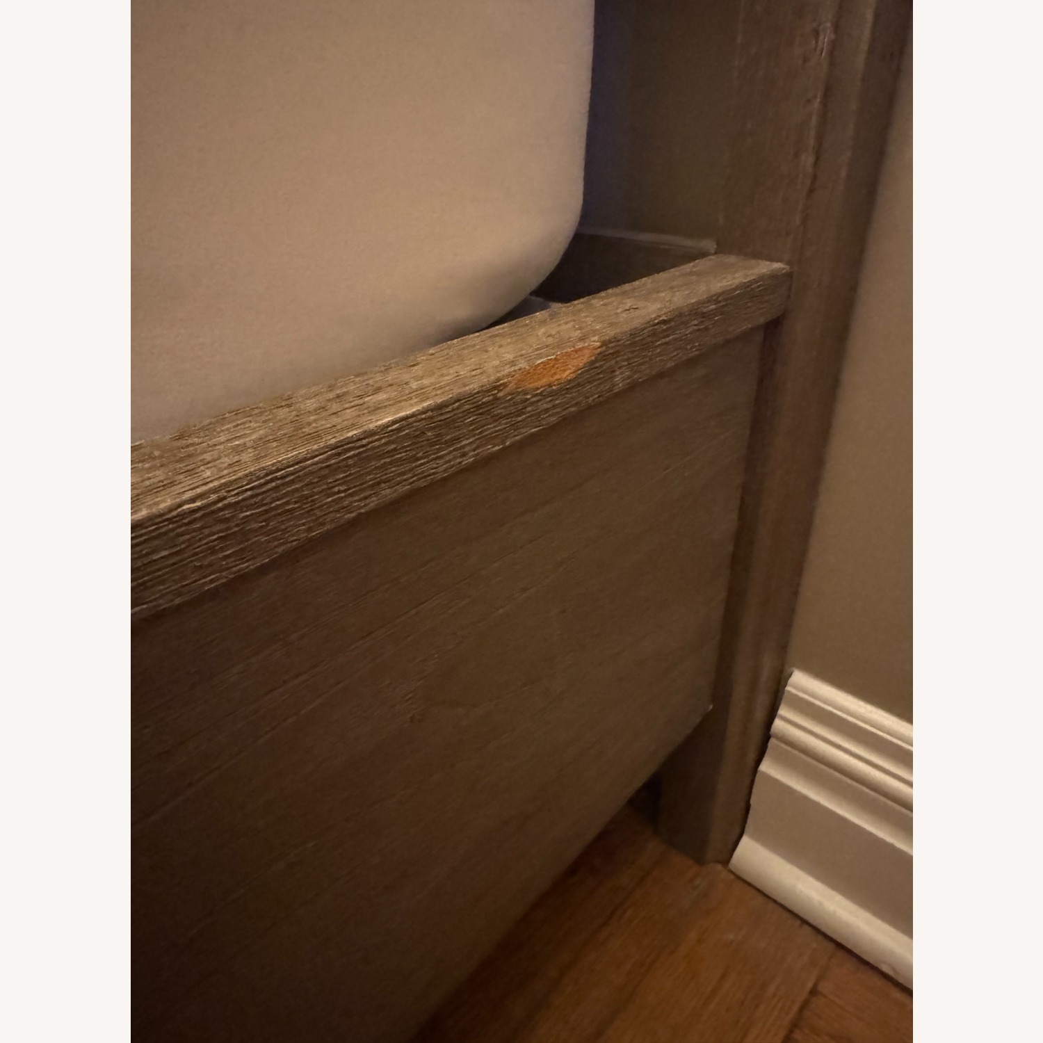 Pottery Barn Toulouse Light Gray Wood Full Bed - image-6