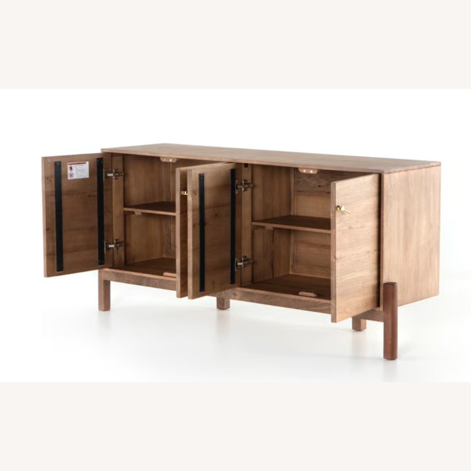 Four Hands Reza Dark Brown Wood Sideboard - image-4