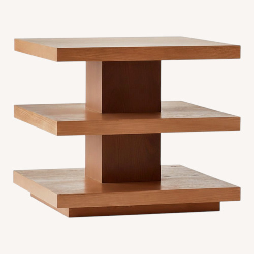 Used CB2 Pila Natural Wood Coffee Table for sale on AptDeco