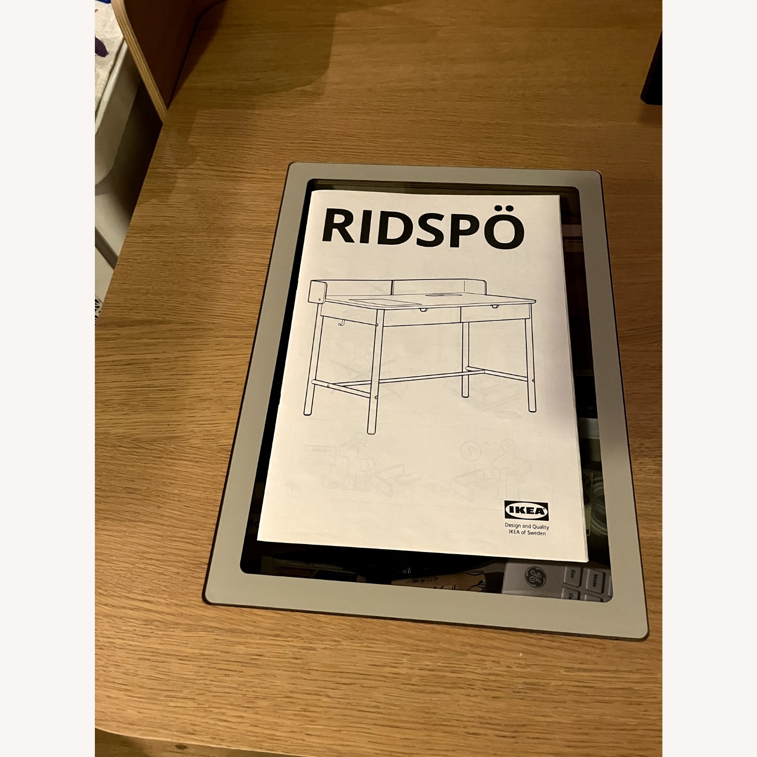 IKEA Ridspo Natural Wood Desk - image-5