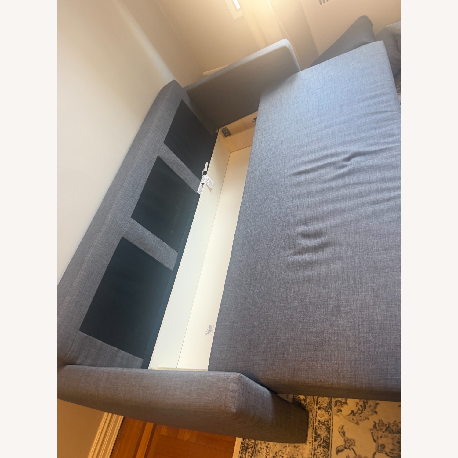 IKEA Friheten Light Gray Sleeper Sofa - image-3