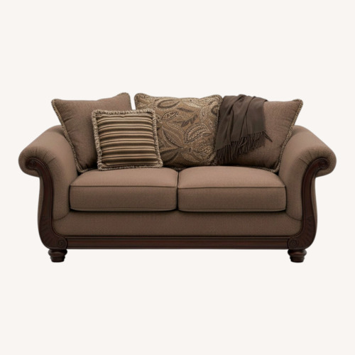 Used Chelsea Home Furniture Fabric Loveseat for sale on AptDeco