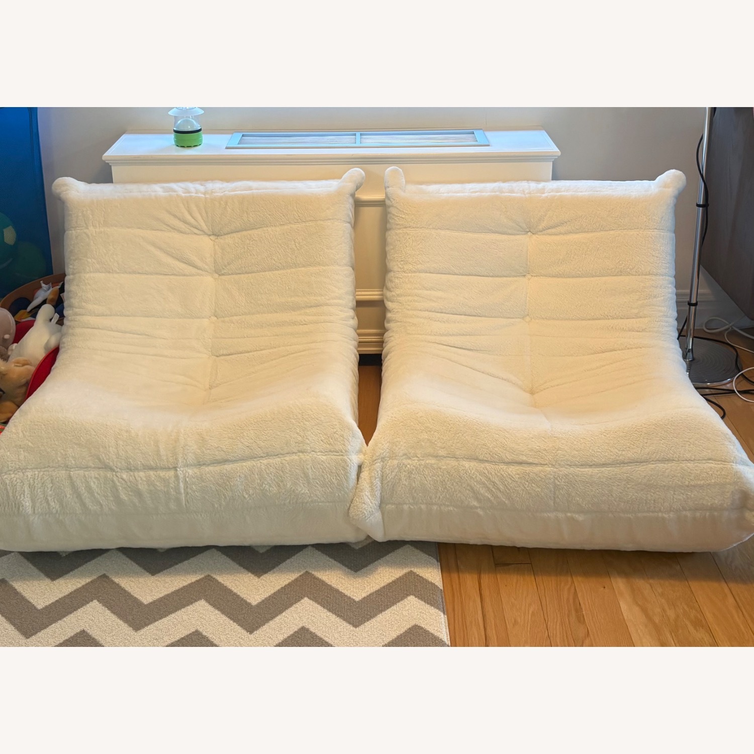 Amazon White Bean Bag Chair - image-2