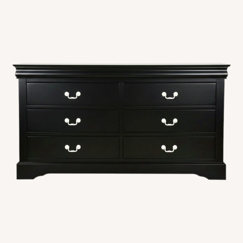 Used Amazon Acme Louis Phillippe III Dark Brown Wood Dresser for sale on AptDeco