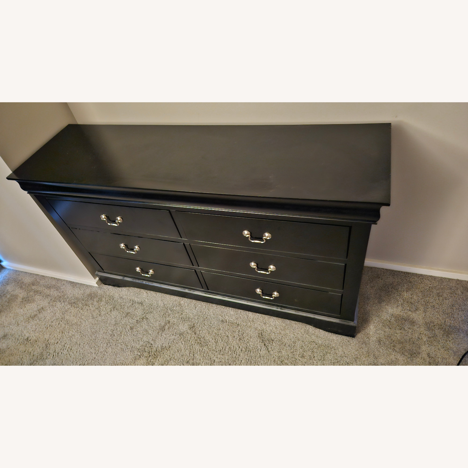 Amazon Acme Louis Phillippe III Dark Brown Wood Dresser - image-2