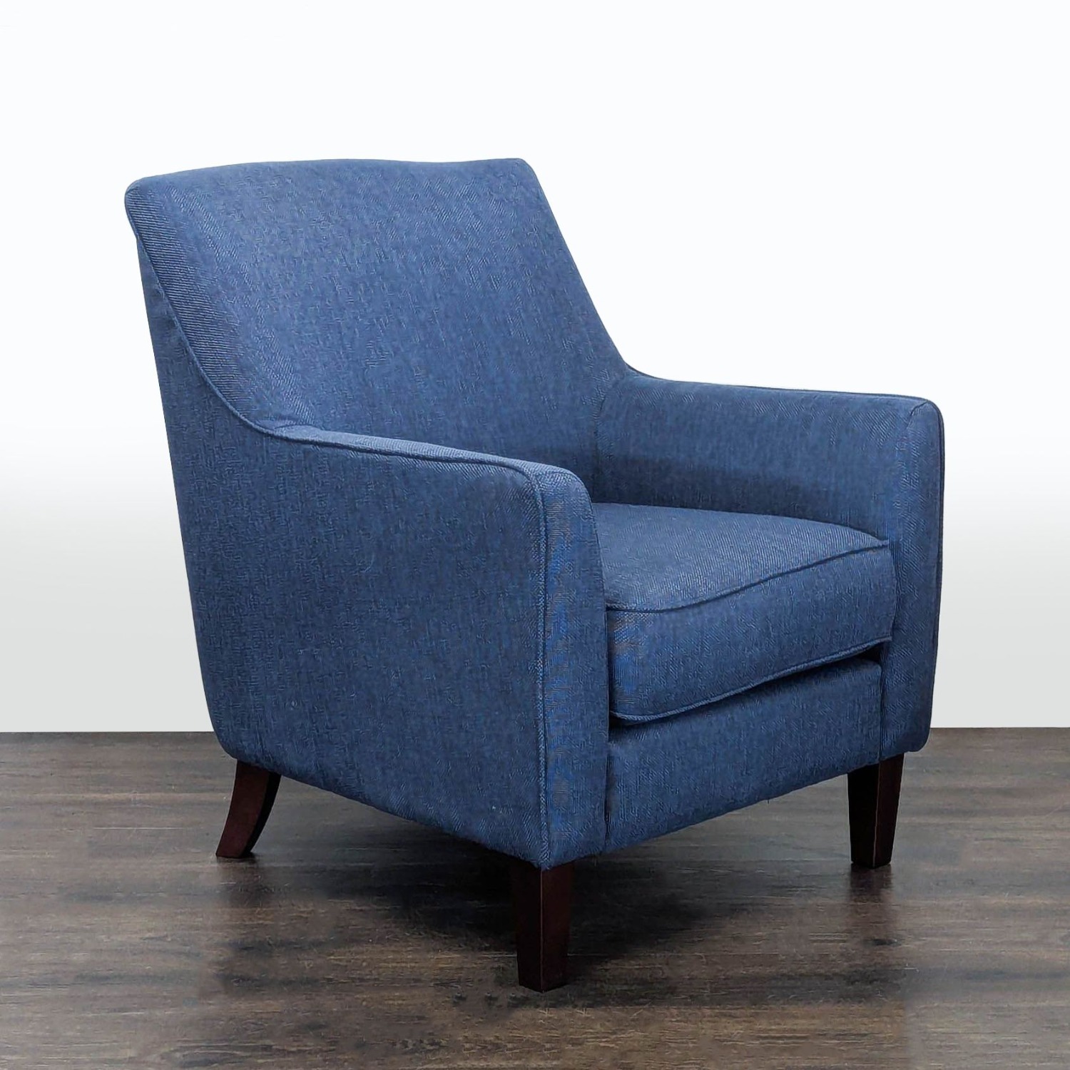 Stone & Beam Cheyanne Blue Lounge Armchair - image-3