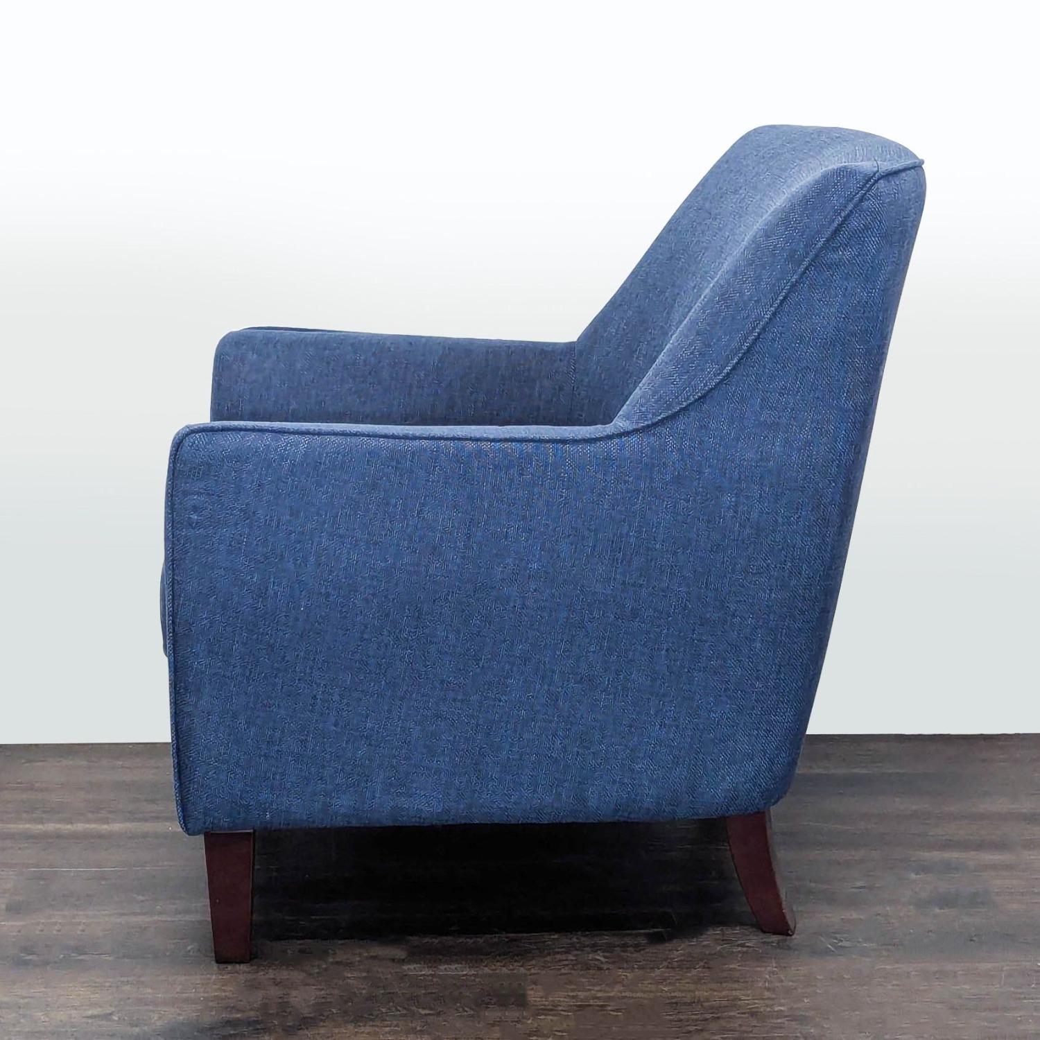 Stone & Beam Cheyanne Blue Lounge Armchair - image-6