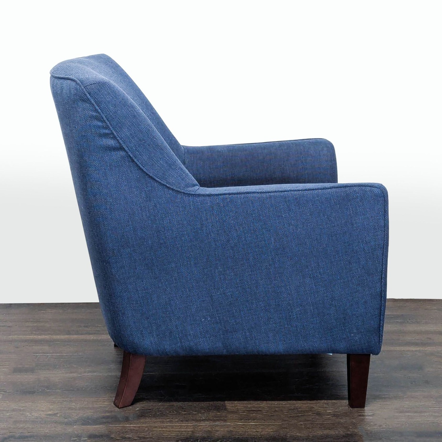 Stone & Beam Cheyanne Blue Lounge Armchair - image-4