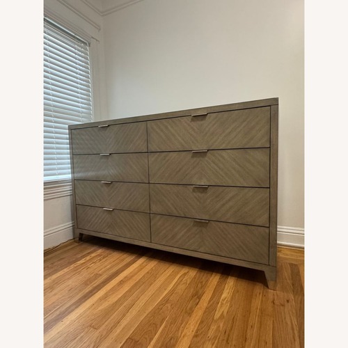 Used Williams Sonoma Home 8-Drawer Modern Gray Wood for sale on AptDeco