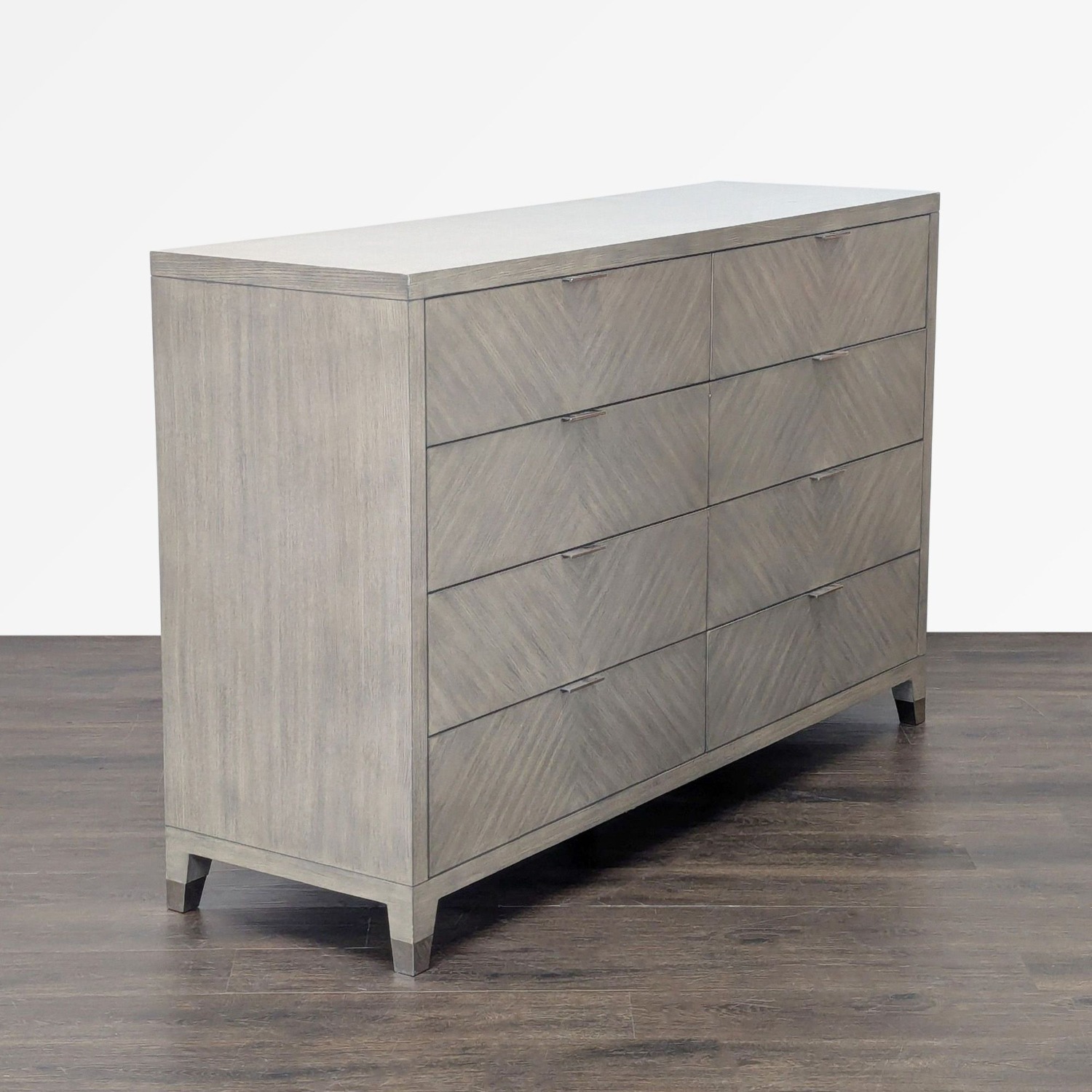 Williams Sonoma Home 8-Drawer Modern Gray Wood  - image-3