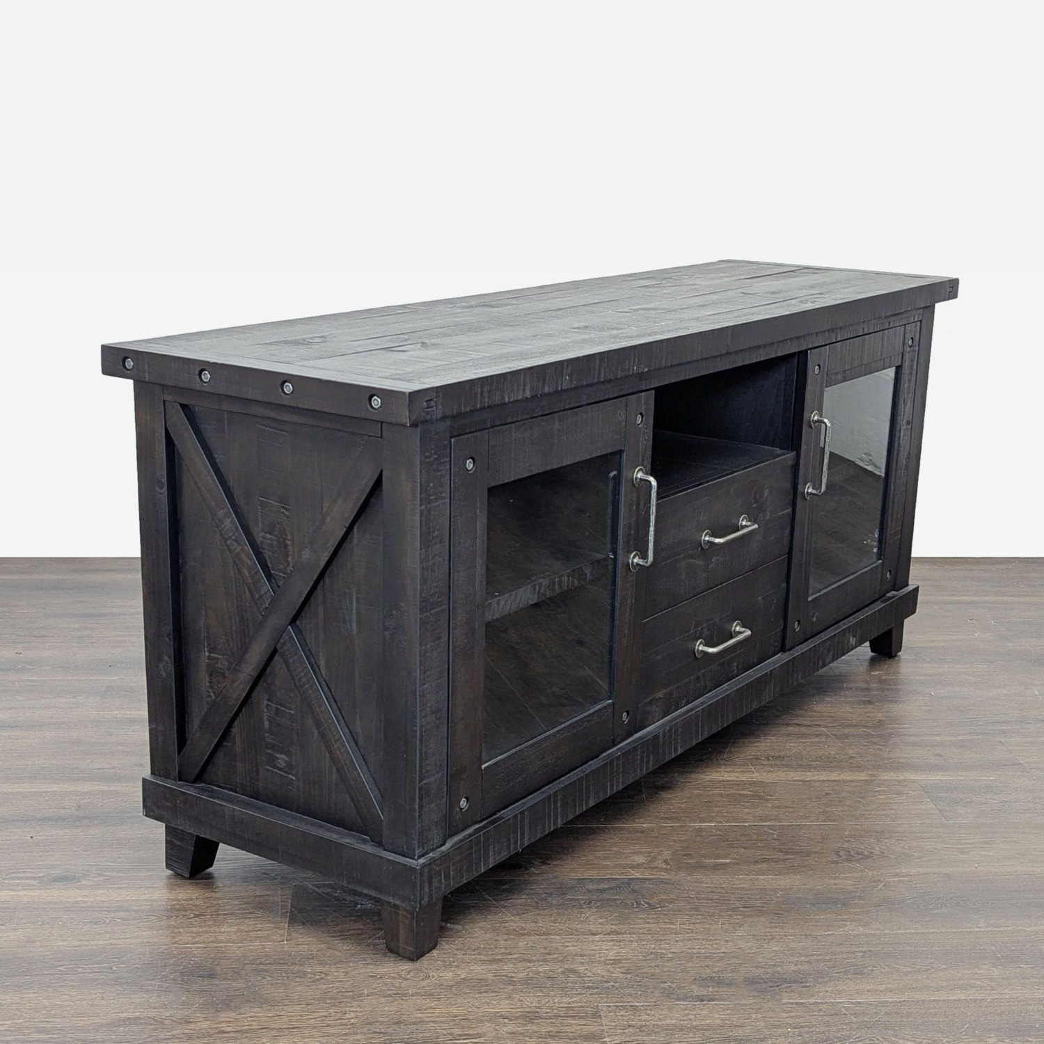 Living Spaces Media Cabinet TV Stand - image-3