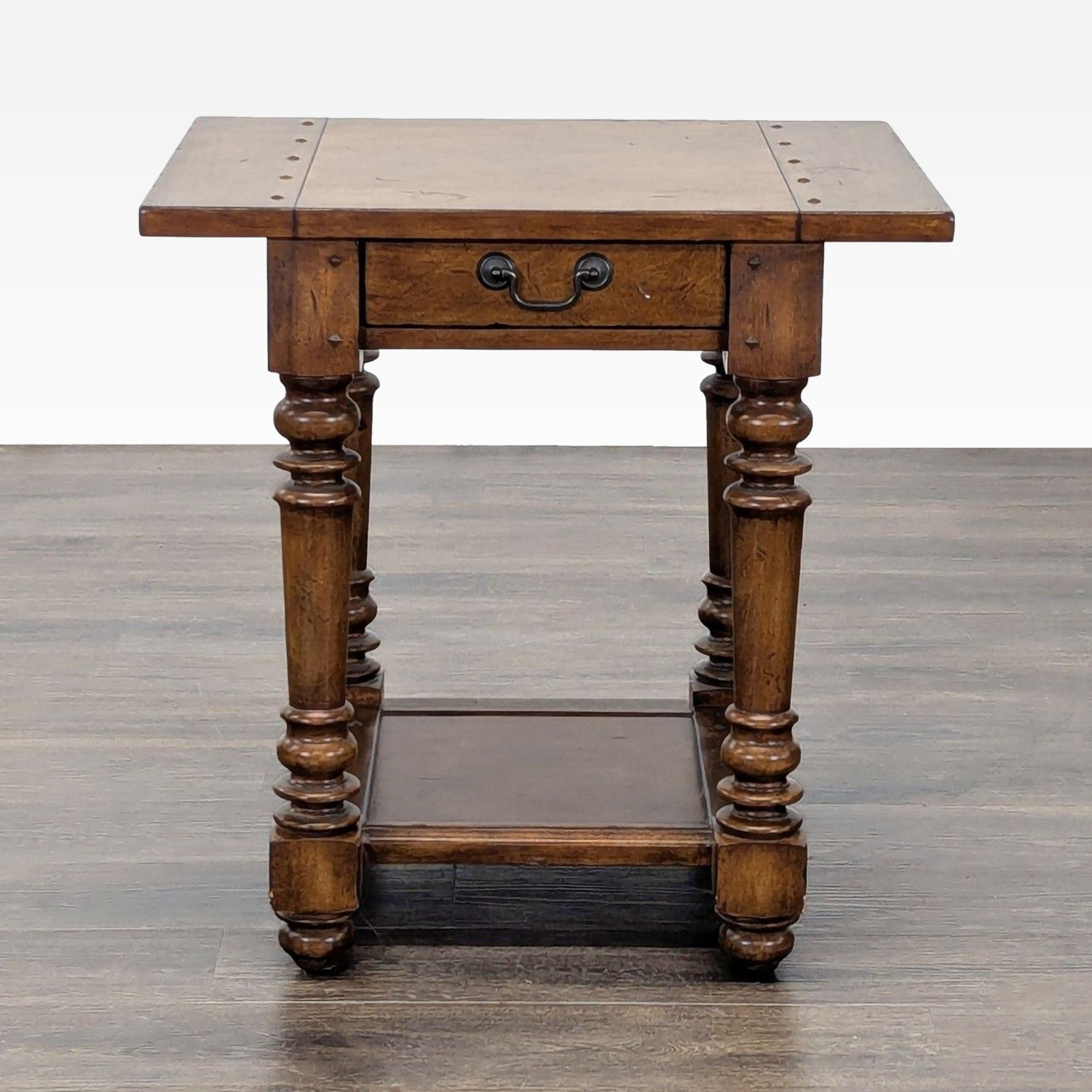 Pottery Barn One Drawer Side Table - image-2