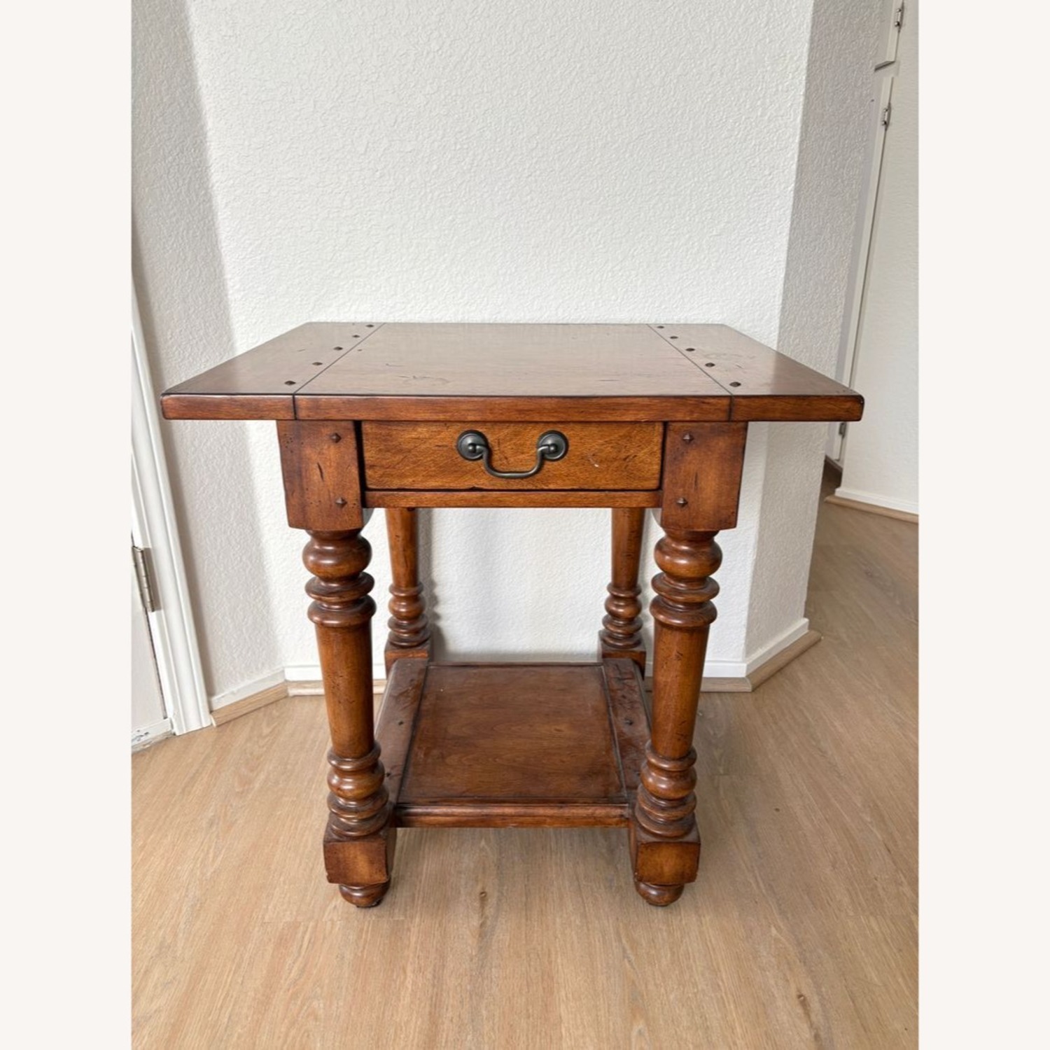 Pottery Barn One Drawer Side Table - image-1