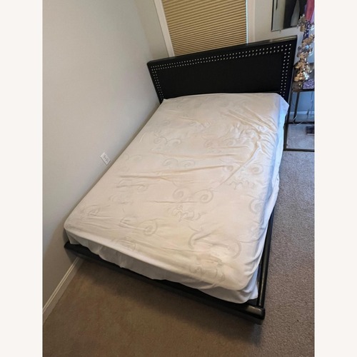 Used Black Upholstered Full Bed  for sale on AptDeco
