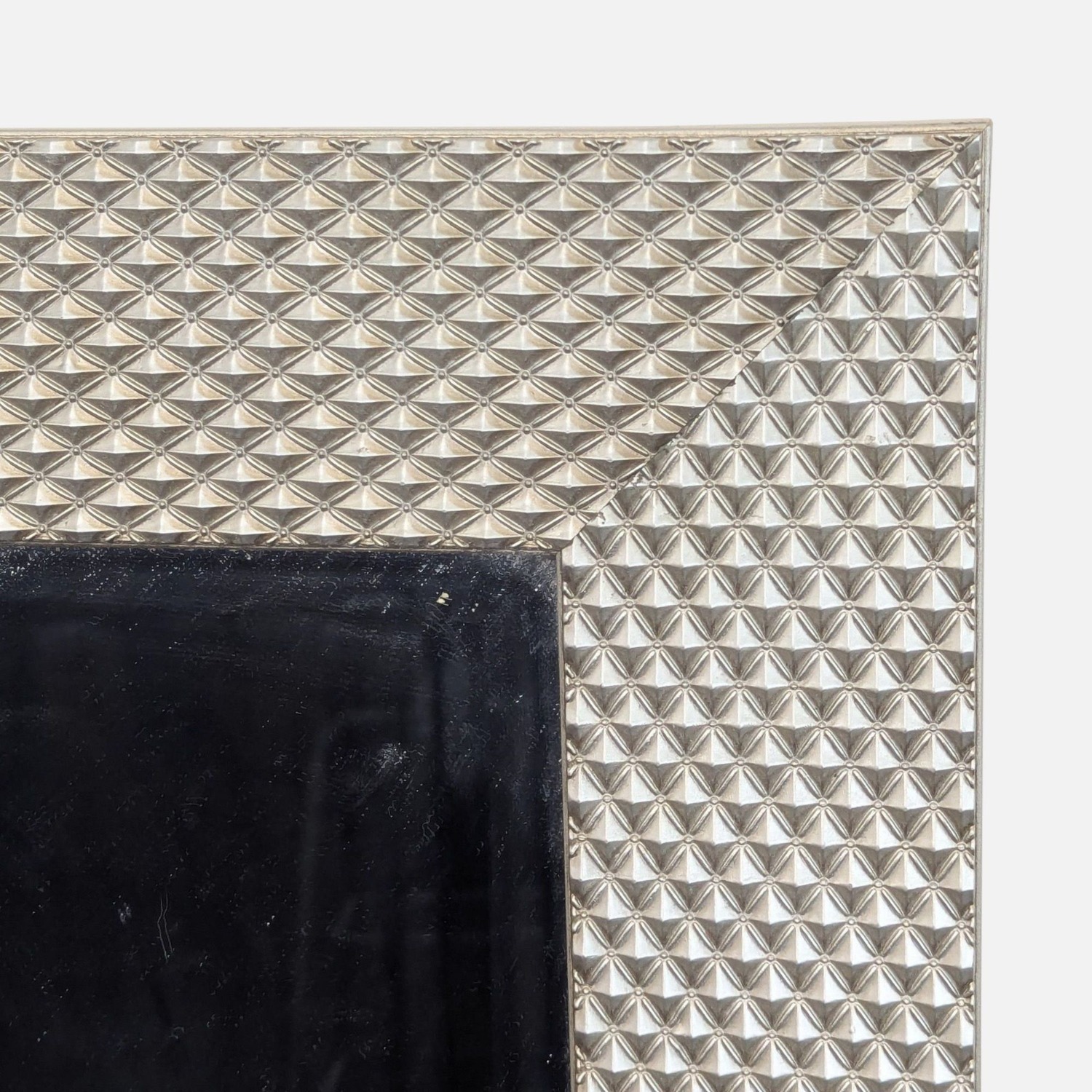 Wood Textured Frame Floor Mirror	 - image-3