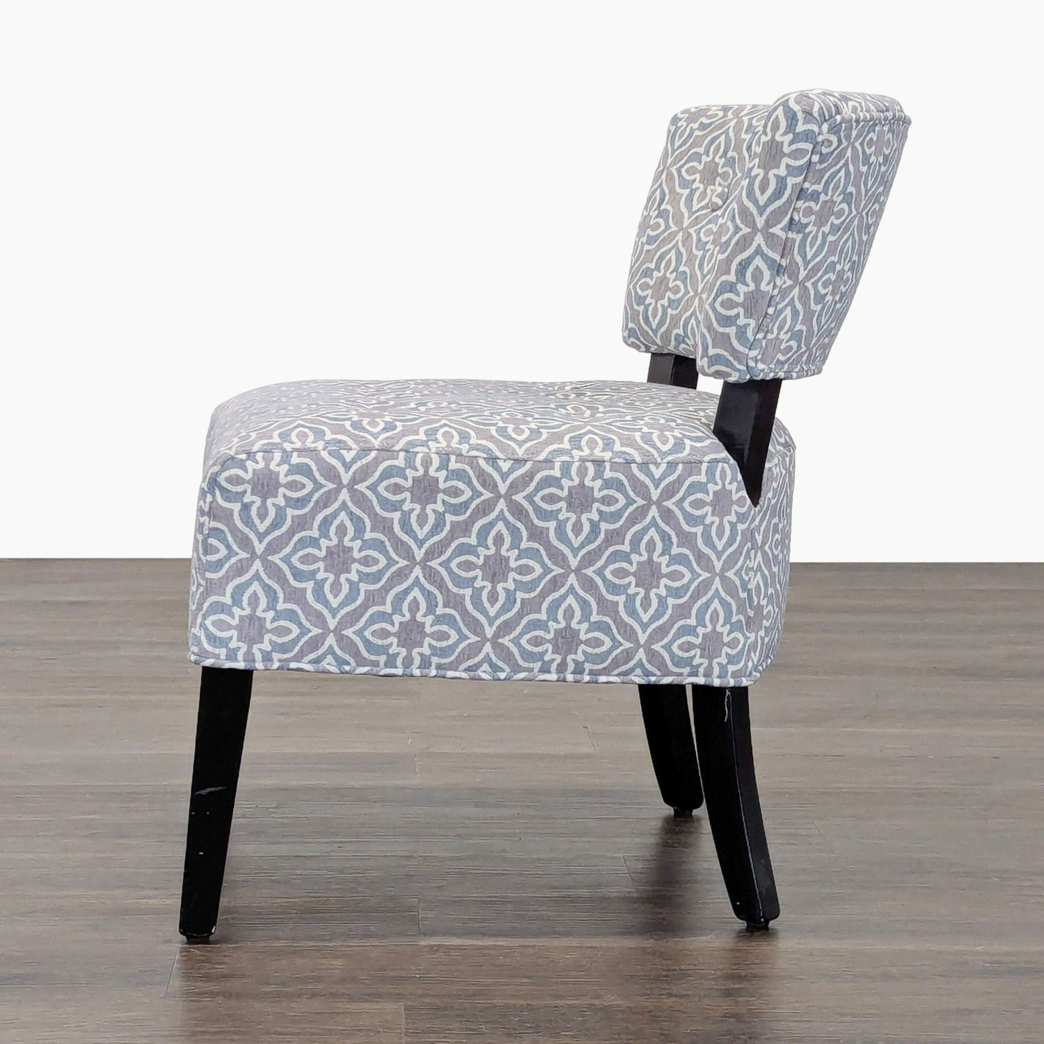 Ross Modern Patterned Armless Lounge Chair - image-9