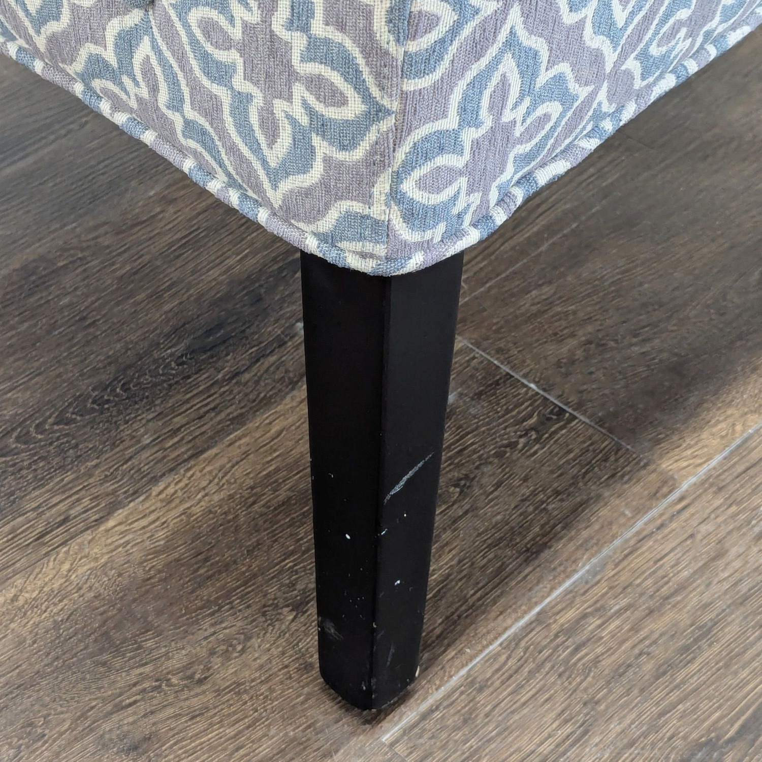 Ross Modern Patterned Armless Lounge Chair - image-7