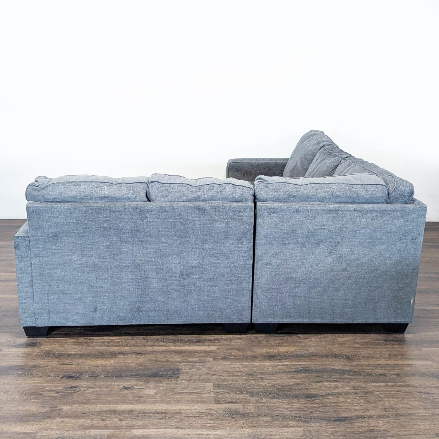 Ashley Furniture Gray Fabric Sectional Sofa - image-4