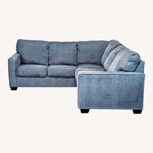 Used Ashley Furniture Gray Fabric Sectional Sofa for sale on AptDeco