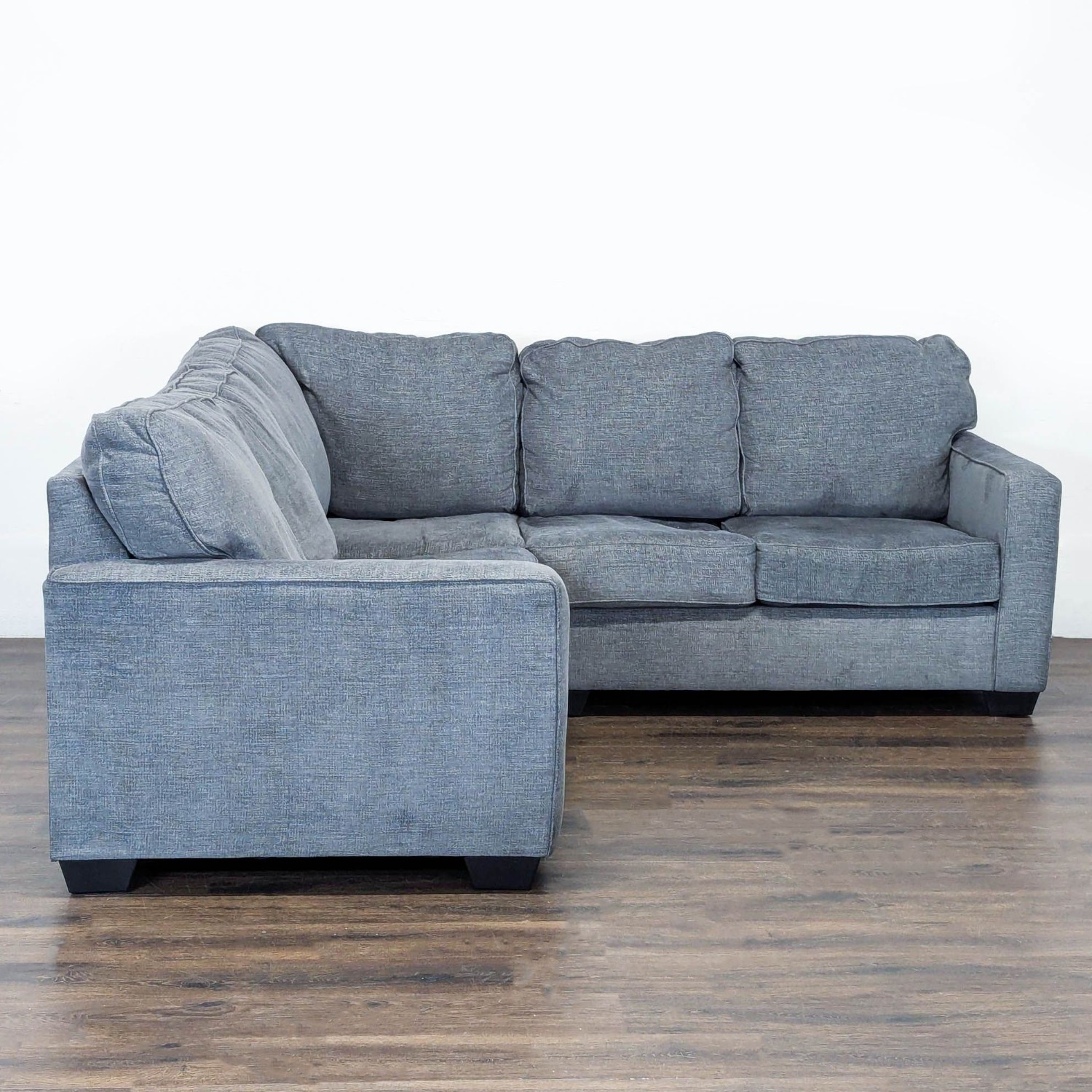 Ashley Furniture Gray Fabric Sectional Sofa - image-2