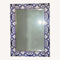 Blue Marble Wall Mirror