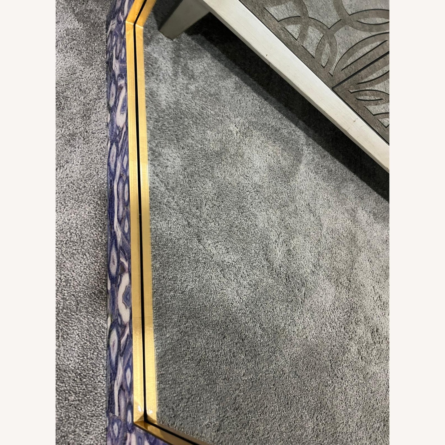 Blue Marble Wall Mirror - image-3