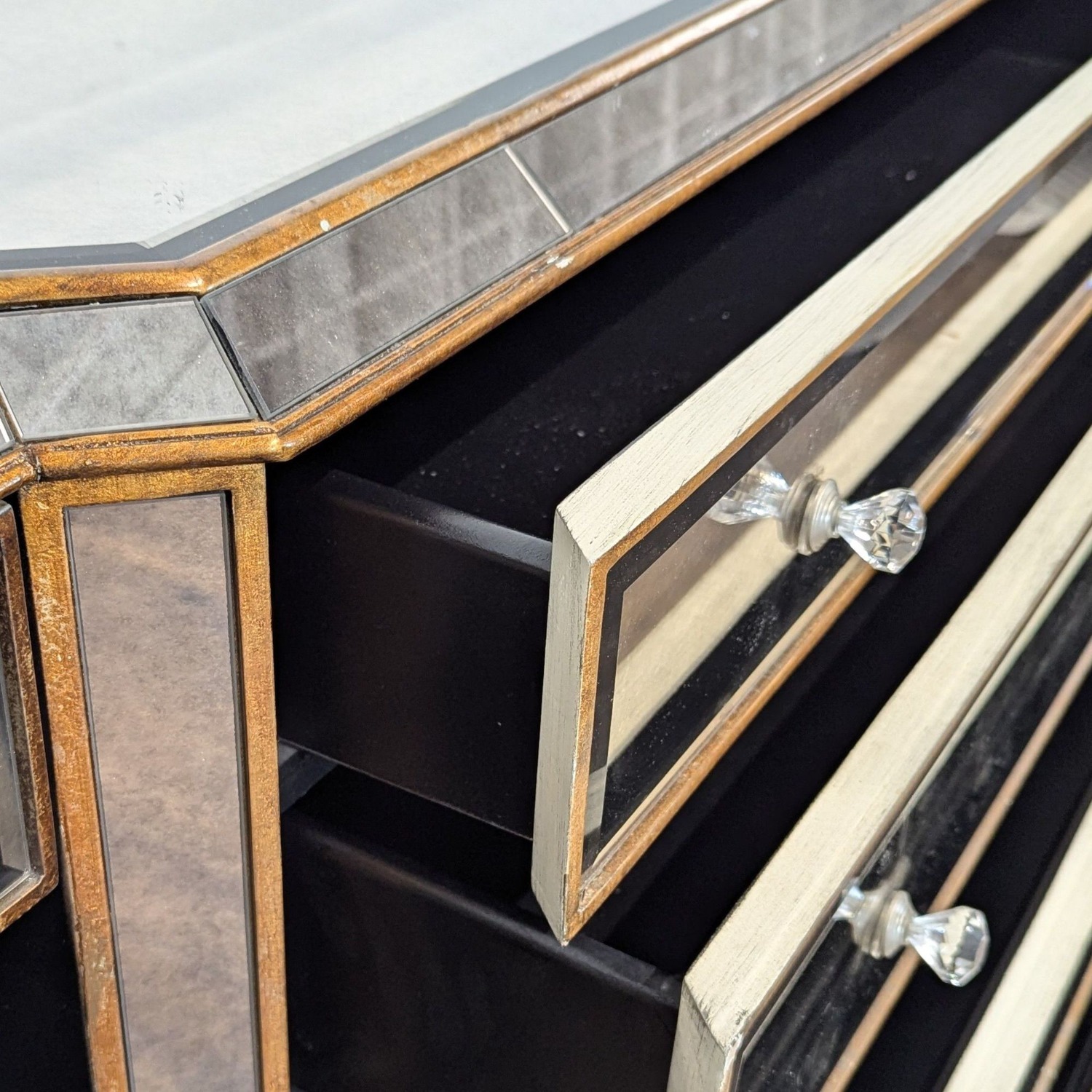 Bassett Mirror Company Collette Antique Mirrored  - image-3