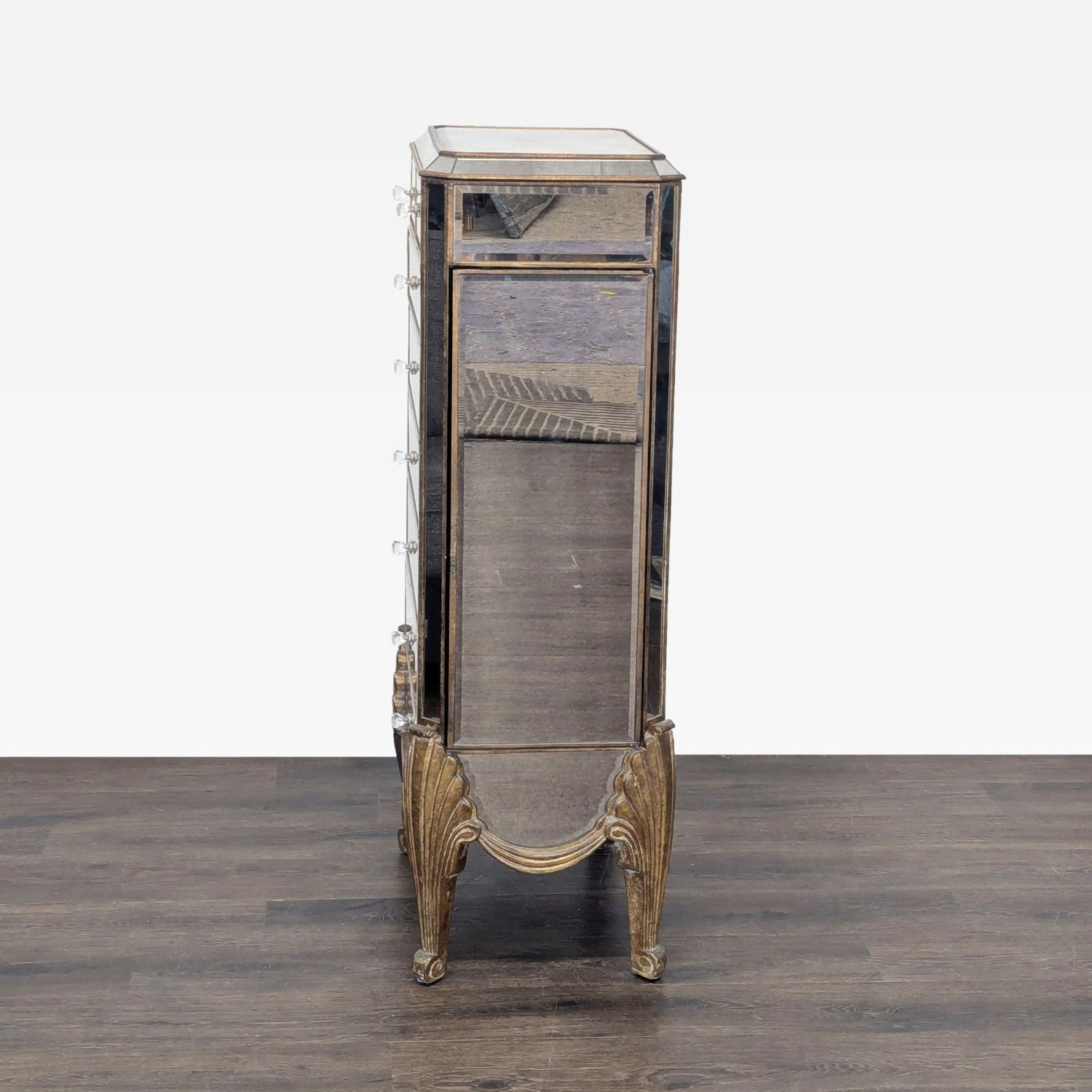 Bassett Mirror Company Collette Mirrored Jewelry  - image-6