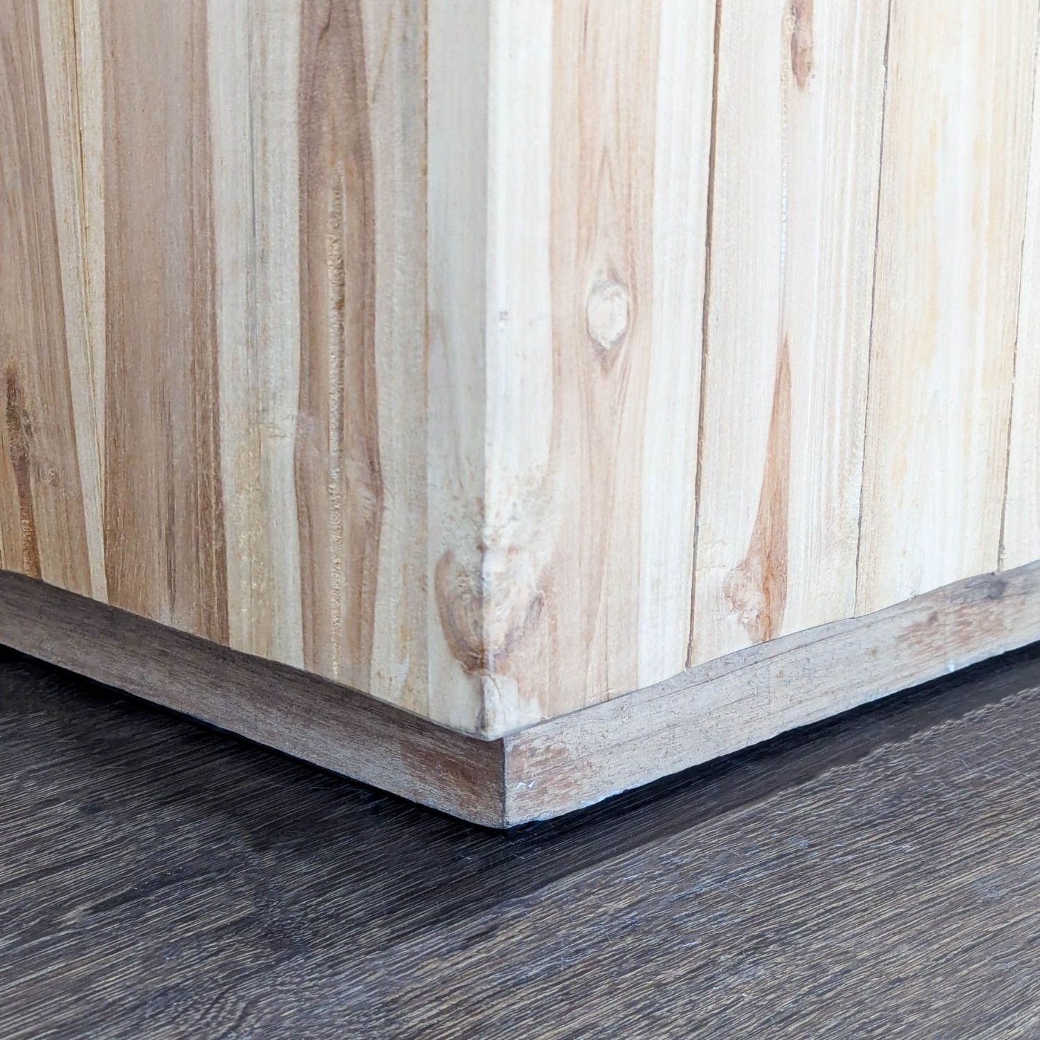 Wood Coffee Table with Glass Top	 - image-8